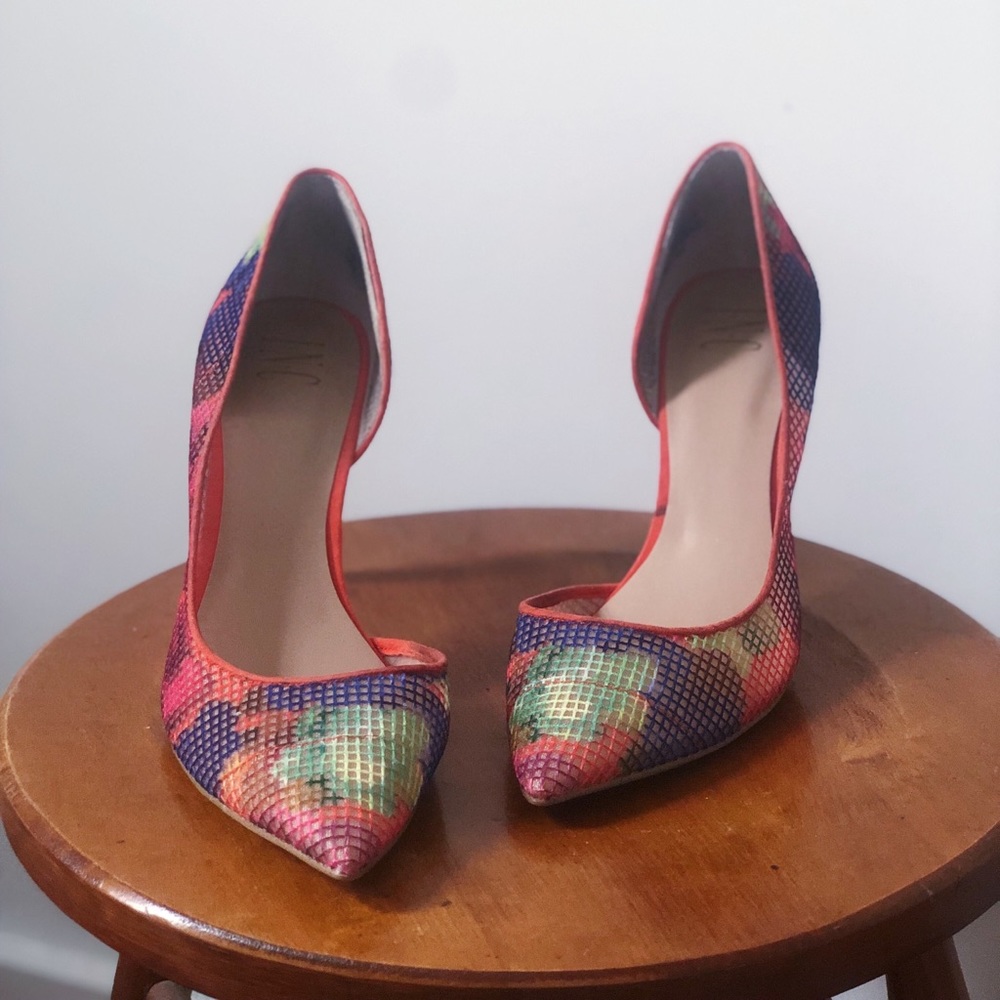 INC Multicolored Stilettos